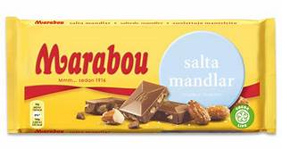 Marabou Salta Mandlar 185G