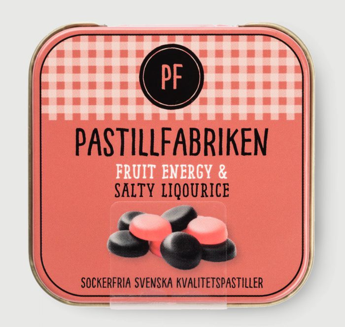 Pastill Fabriken Fruit Energy Salty Liqourice