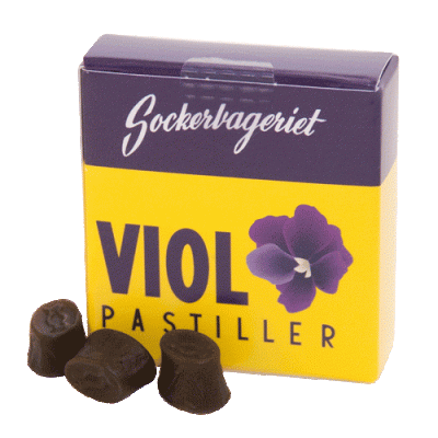 Tablettask Violpastiller