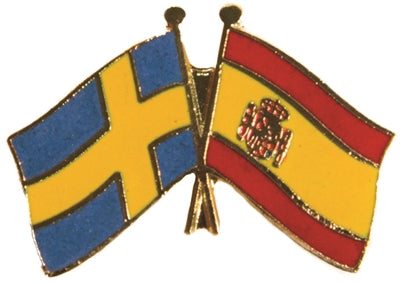 PIN SVERIGE/SPANIEN