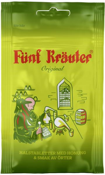 FÜNF KRÄUTER HALSTABLETTER 