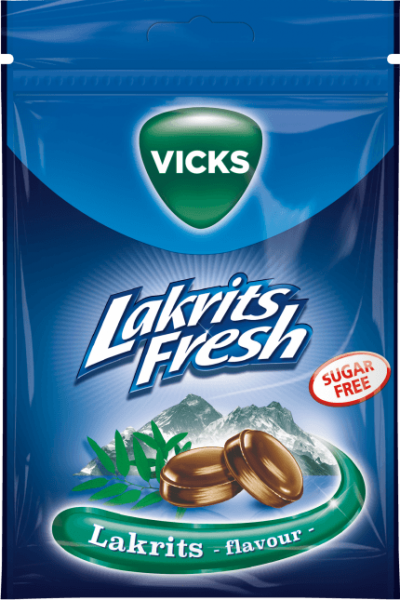 VICKS LAKRITS FRESH HALSTABLETT