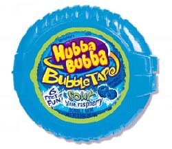 HUBBA BUBBA TAPE SOUR BLUE RASPBERRY