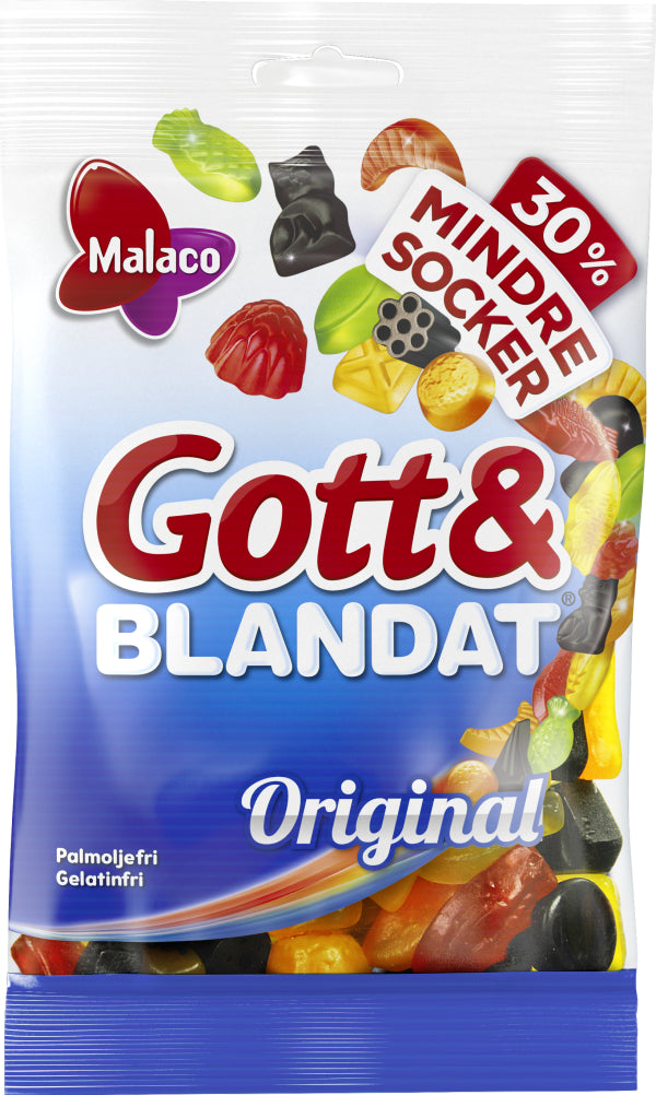 Gott & Blandat Original 30% mindre socker