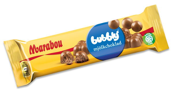 Bubblig mjölkchoklad
