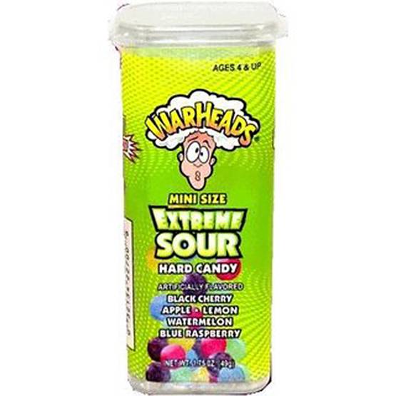 Warheads Extreme Sour Hard Candy Mini Size 