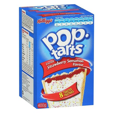 Kellogg's Pop Tarts Frosted Strawberry Sensation 8-pack 