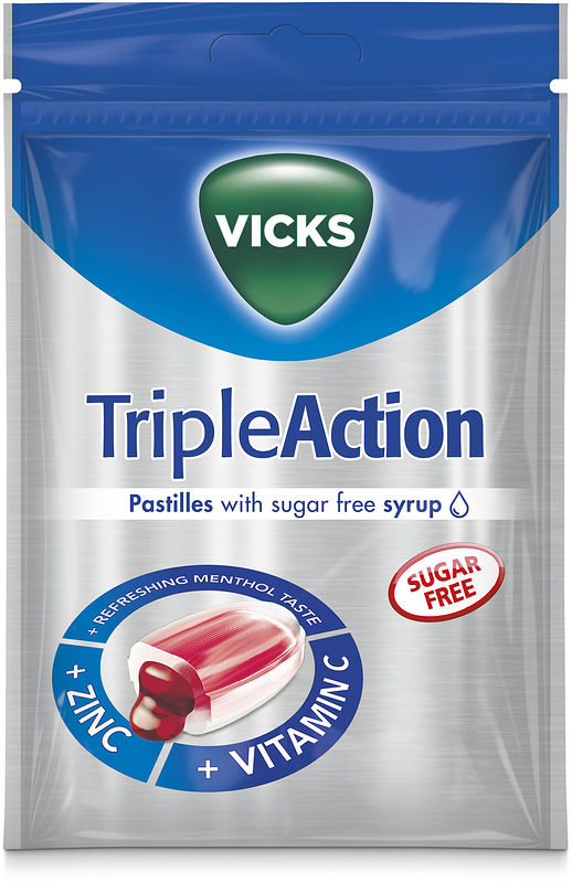 Halstabletter Triple Action
