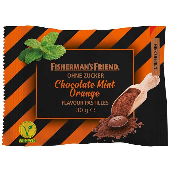 FISHERMANS FRIEND CHOCOLATE MINT ORANGE