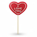 Textklubba "I love you"