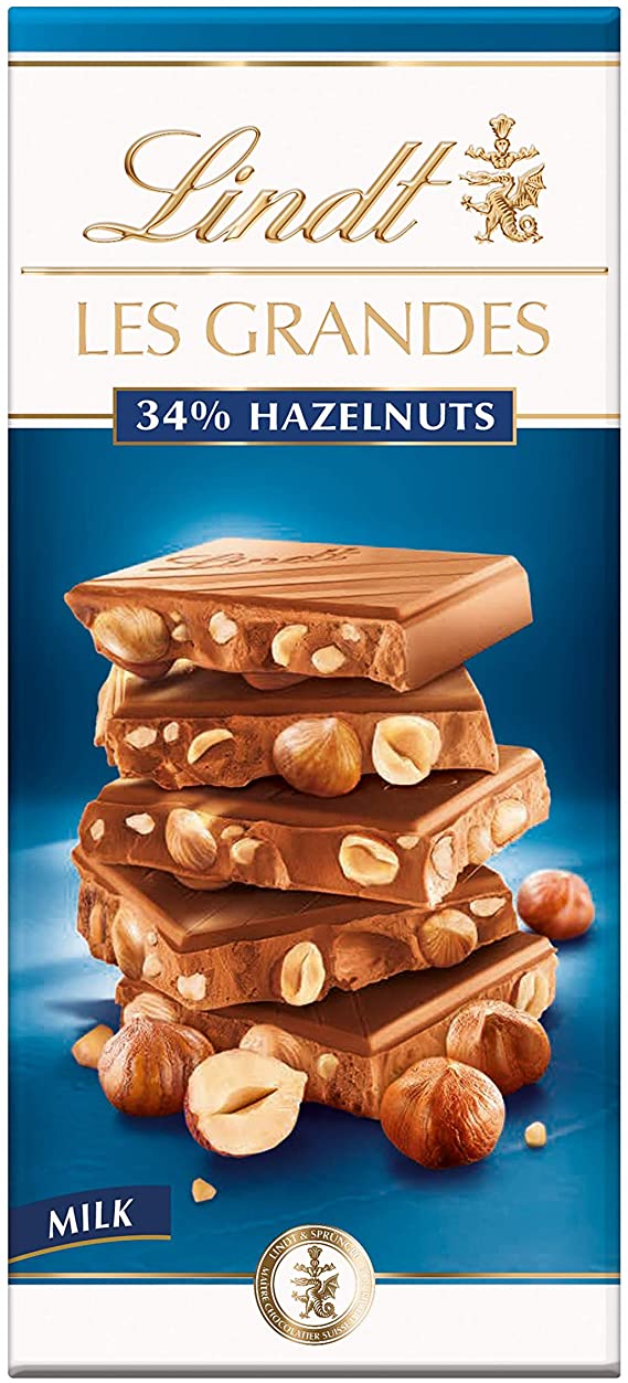 Lindt Les Grandes 34% Hazelnuts