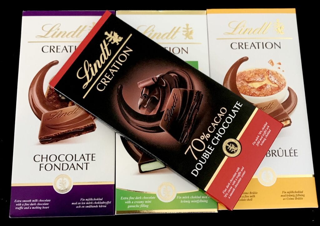 lindt CREATION 70% CACAO DOUBLE CHOCOLATE
