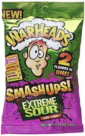 WARHEADS SMASH UPS EXTREME SOUR HARD 