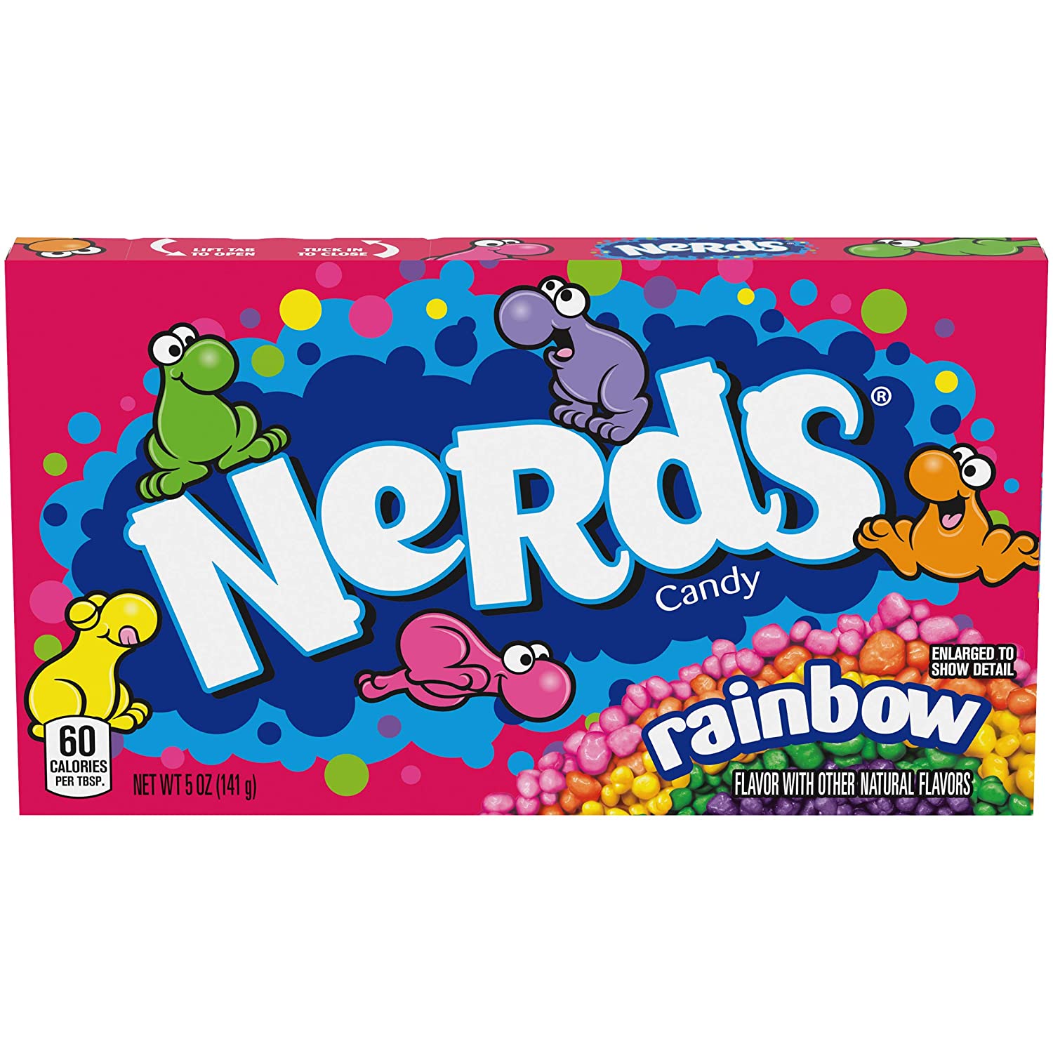 Nerds Rainbow Bonbons Acidulés Multicolores