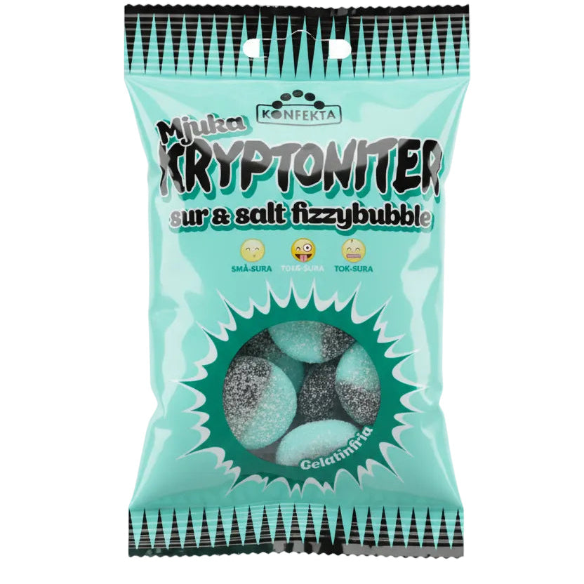 KRYPTONITER MJUKA SUR & SALT FIZZY BUBBLE