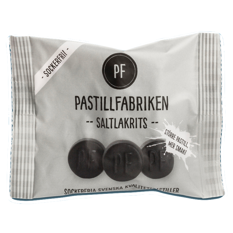 Pastillfabriken Saltlakrits Påse