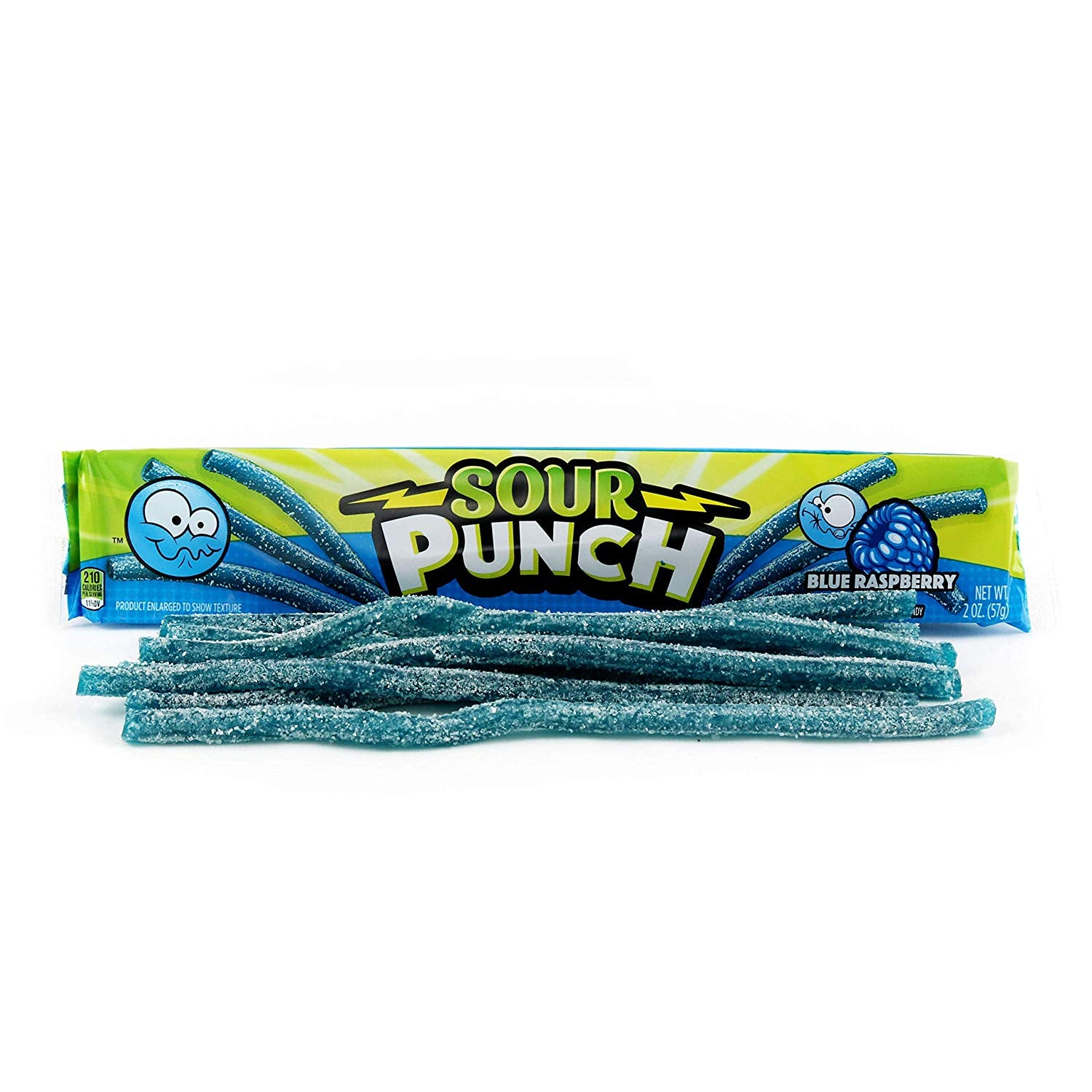 SOUR PUNCH BLUE RASPBERRY STRAWS