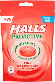 Halls Proactive Pink Grapefruit Flavour