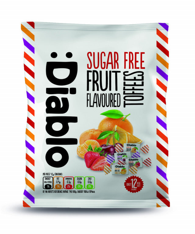 Sugar Free Fruit Flavour Toffees 