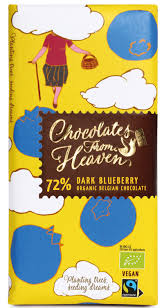 Chocolate from Heaven -Mörk Choklad med blåbär