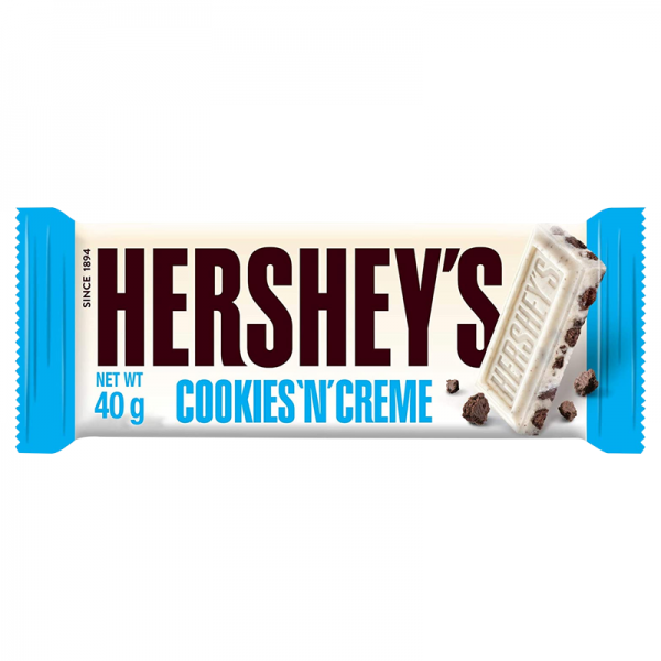 HERSHEYS COOKIES N CREME BAR 40G