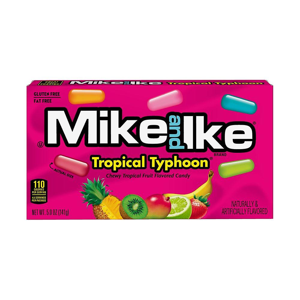 Mike and ike chewy candy box, tropical typhoon
