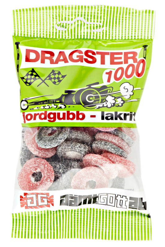 DRAGSTER JORDGUBB/LAKRITS 65