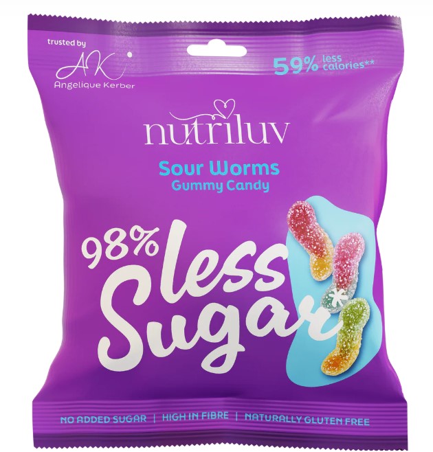 Sour Worms , Mindre Socker
