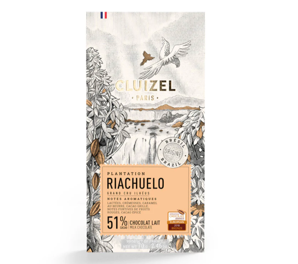 Michel Cluizel Mangaro 71% Mörk Choklad 70g